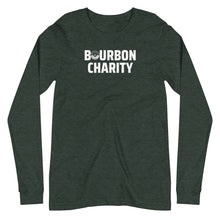 Load image into Gallery viewer, Bourbon Charity Embedded Logo Unisex Long Sleeve T-shirt