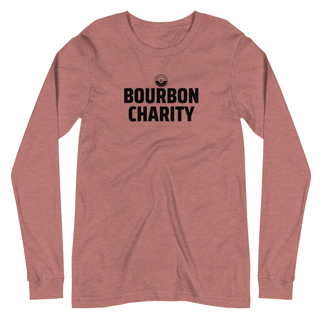 Bourbon Charity Mini Logo Unisex Long Sleeve T-shirt