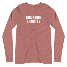 Load image into Gallery viewer, Bourbon Charity All Caps Unisex Long Sleeve T-shirt
