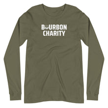 Load image into Gallery viewer, Bourbon Charity Embedded Logo Unisex Long Sleeve T-shirt