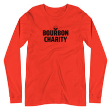 Load image into Gallery viewer, Bourbon Charity Mini Logo Unisex Long Sleeve T-shirt