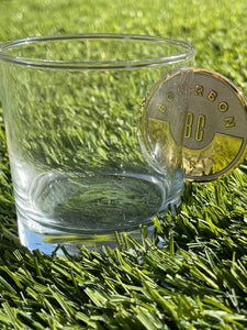 Neat Coin embedded Rocks glass
